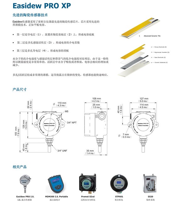 Easidew PRO XP 隔爆型防爆露点仪