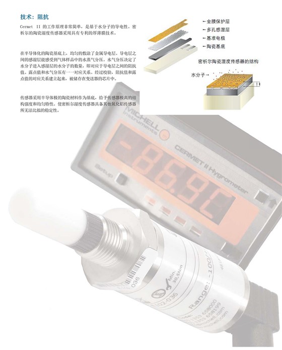 密析尔Cermet II露点仪