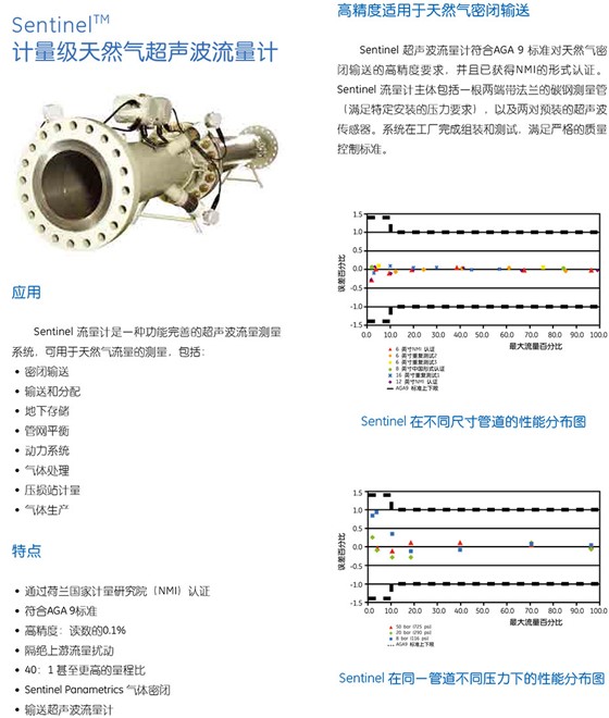 SentinelTM 计量级天然气超声波流量计