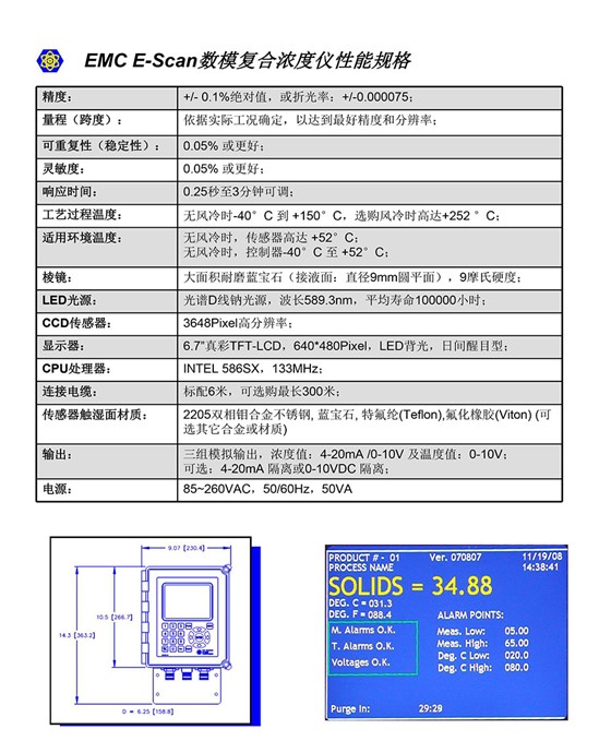 EMC折光仪浓度计