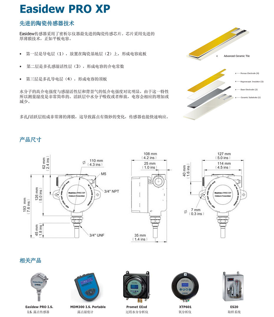 Easidew PRO XP 隔爆型防爆露点仪