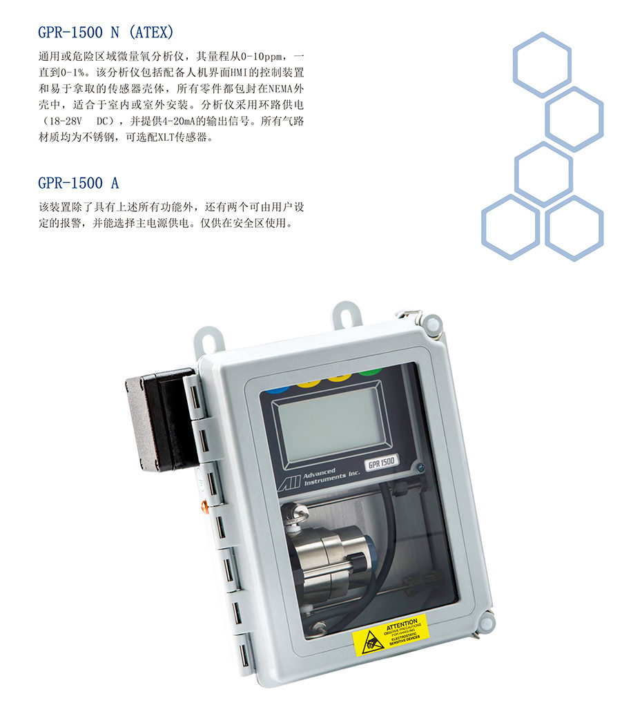 GPR-1500 本安型微量氧分析仪