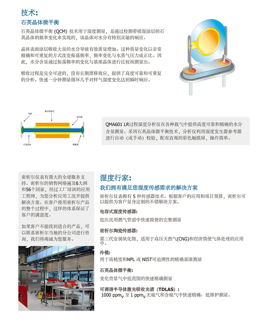 QMA601 LR 低量程过程湿度分析仪