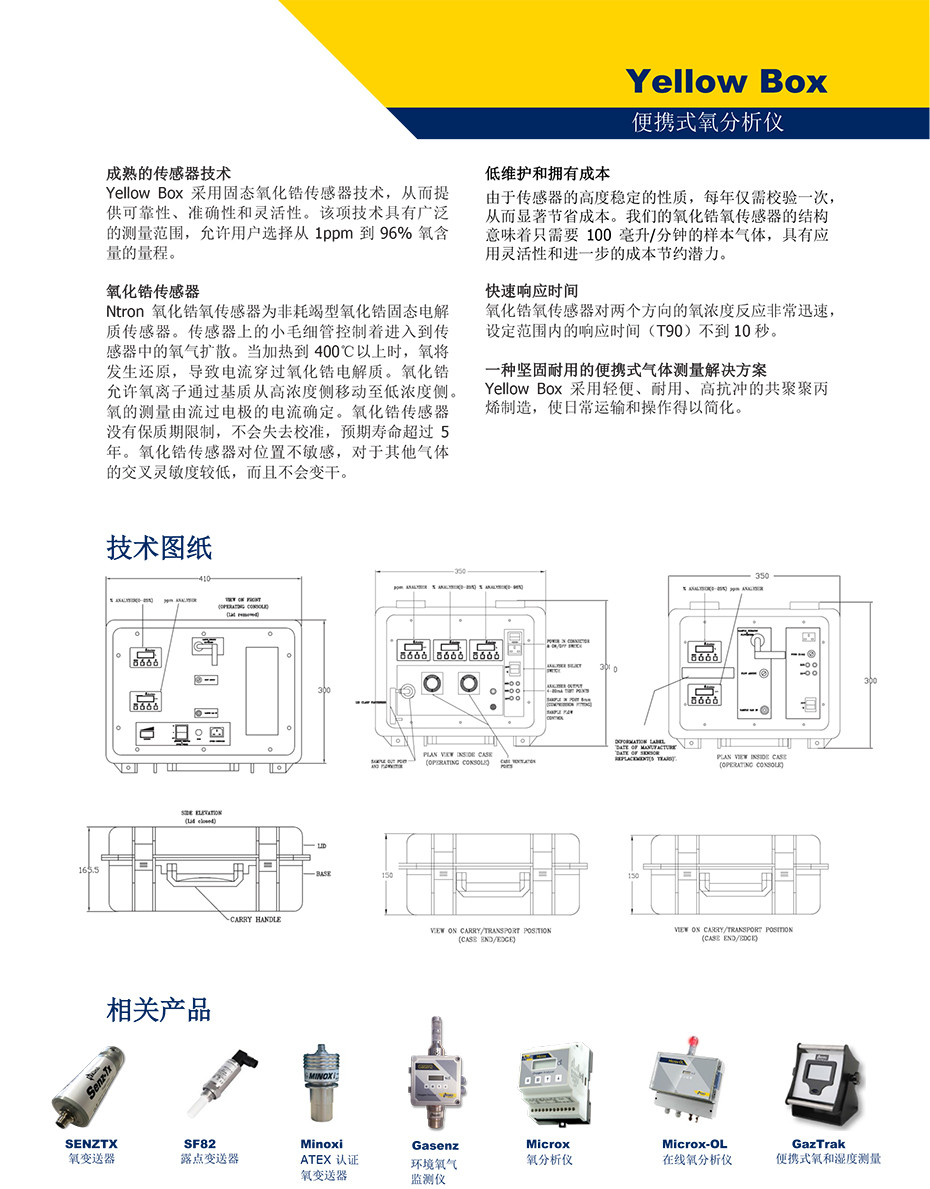 Yellow Box便携式氧分析仪